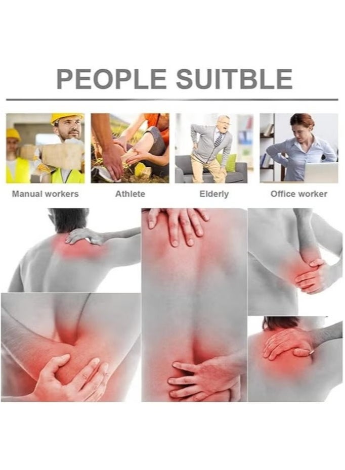 سوميفون (5 قطع)مرهم تخفيف آلام مفصل الركبة - جل بارد لعلاج التهاب الأوتار وكريم لعلاج القدم والمفاصل والعظام، كريم الغضروف الزليلي، - Image 4